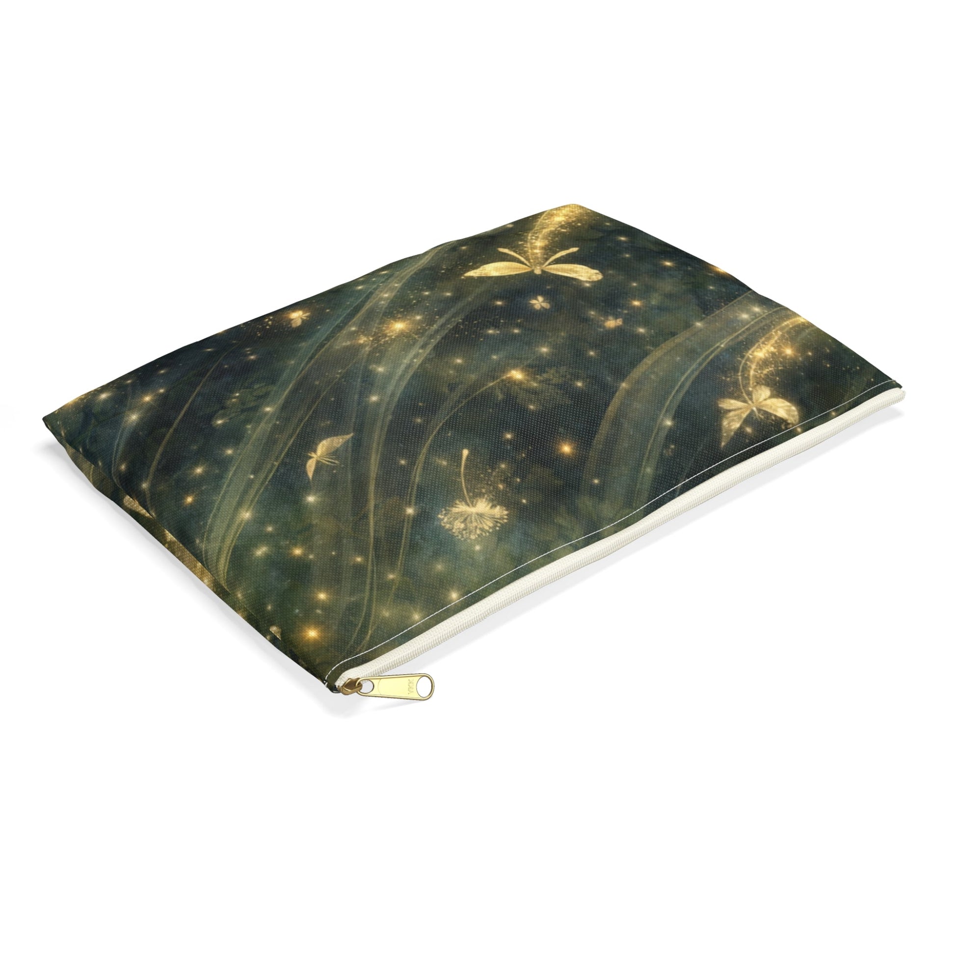 Dragonfly Glow Accessory Pouch — Sparkling Fairy Light Makeup Bag - Atlas of Imaginary Worlds