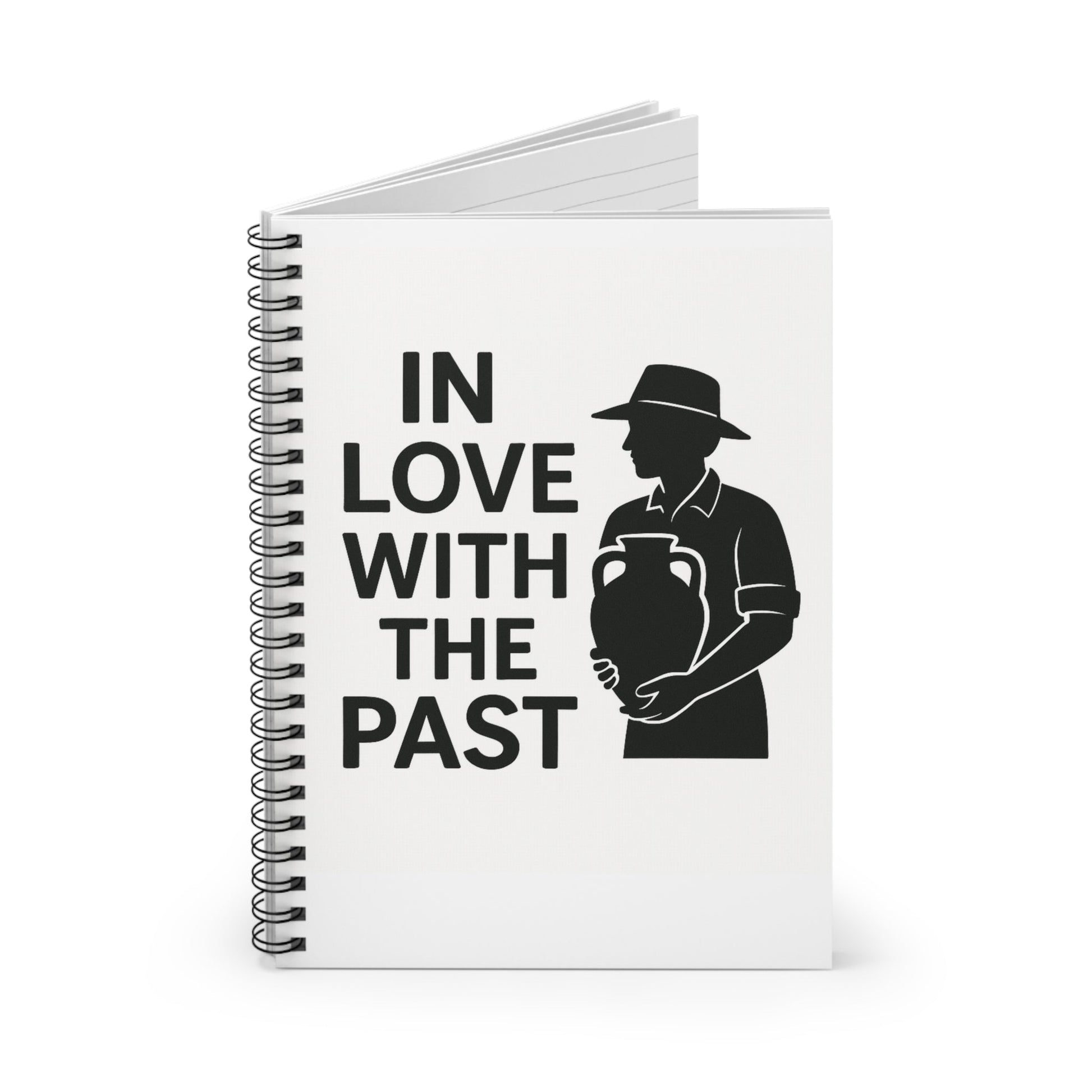 Notebook — "In Love With The Past" Vintage Archaeology Journal - Atlas of Imaginary Worlds