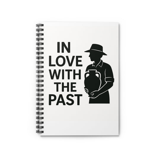 Notebook — "In Love With The Past" Vintage Archaeology Journal - Atlas of Imaginary Worlds
