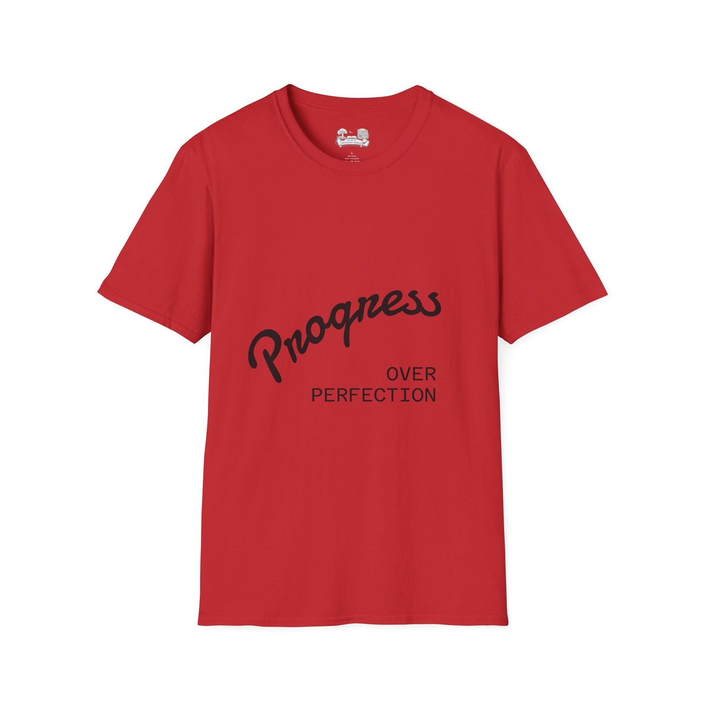Progress Over Perfection T-Shirt — Inspirational Casual Tee - Atlas of Imaginary Worlds