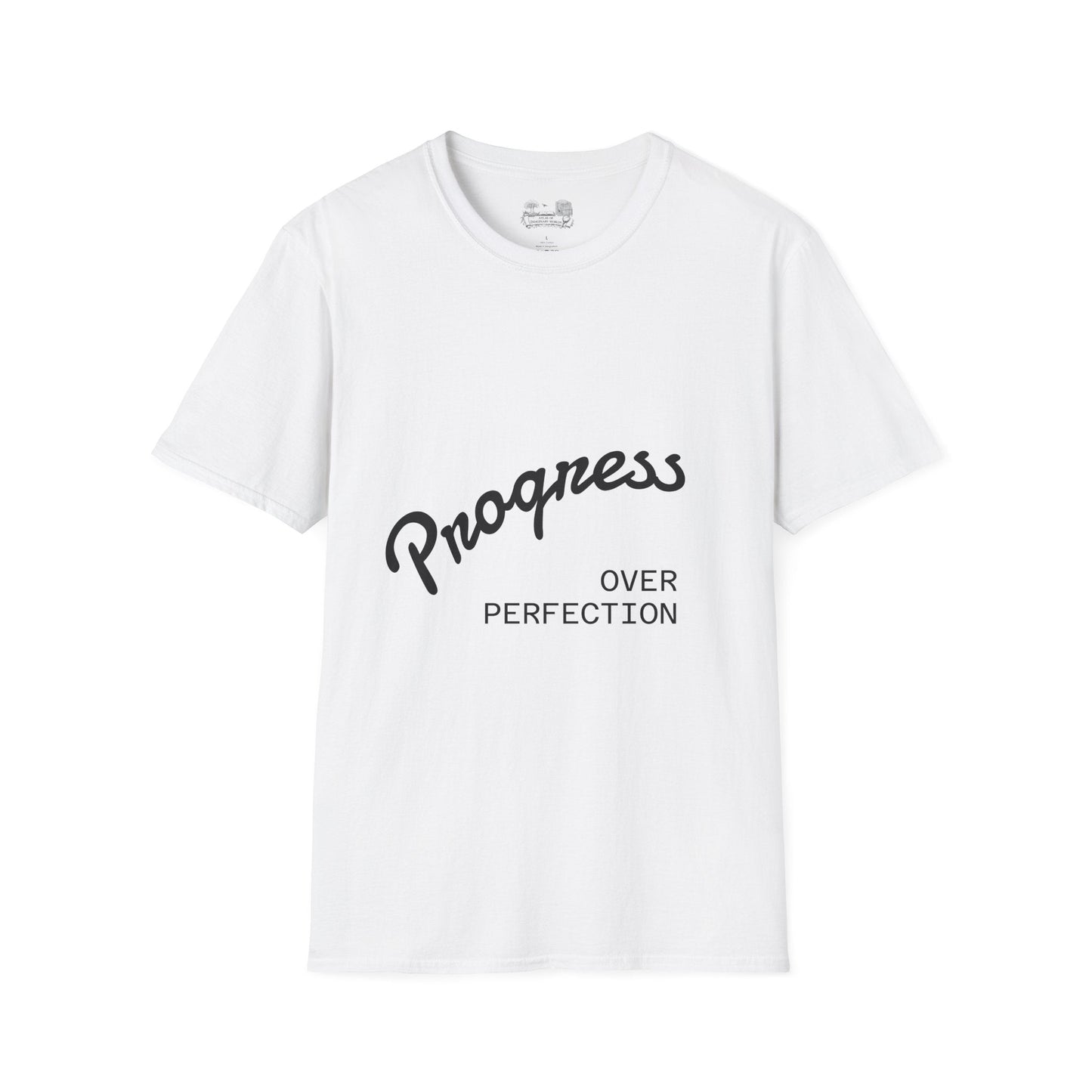 Progress Over Perfection T-Shirt — Inspirational Casual Tee - Atlas of Imaginary Worlds