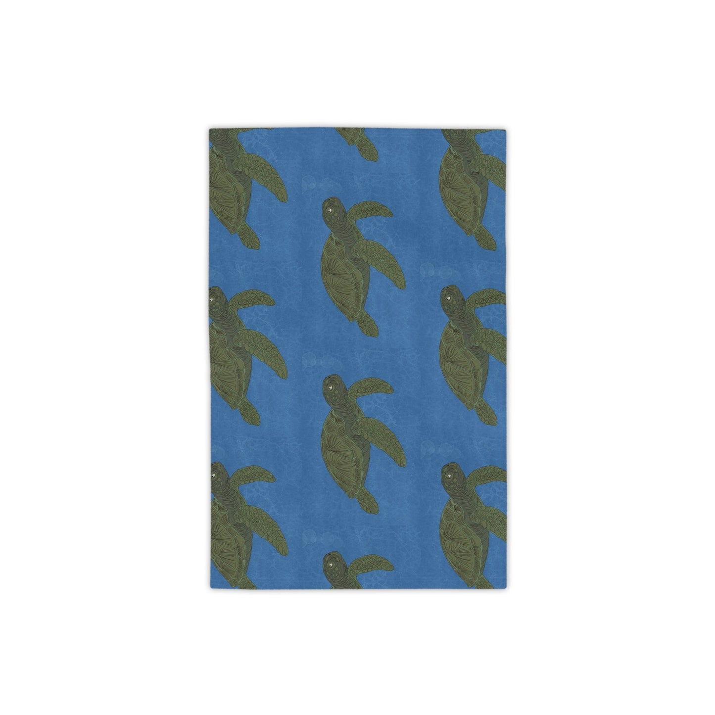 Sea Turtle Beach Towel — Marine Life Nautical Summer Towel - Atlas of Imaginary Worlds