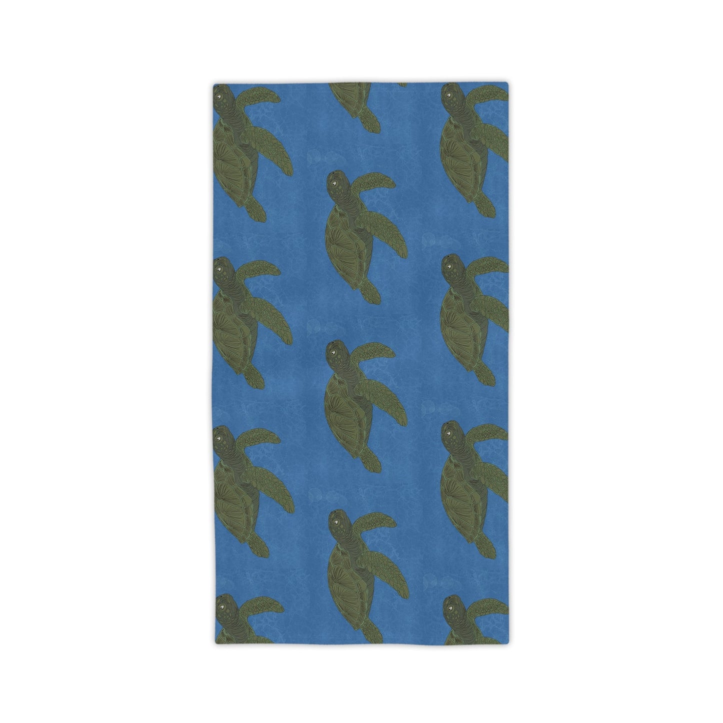Sea Turtle Beach Towel — Marine Life Nautical Summer Towel - Atlas of Imaginary Worlds