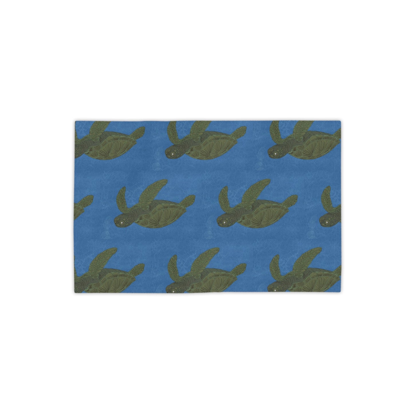Sea Turtle Beach Towel — Marine Life Nautical Summer Towel - Atlas of Imaginary Worlds
