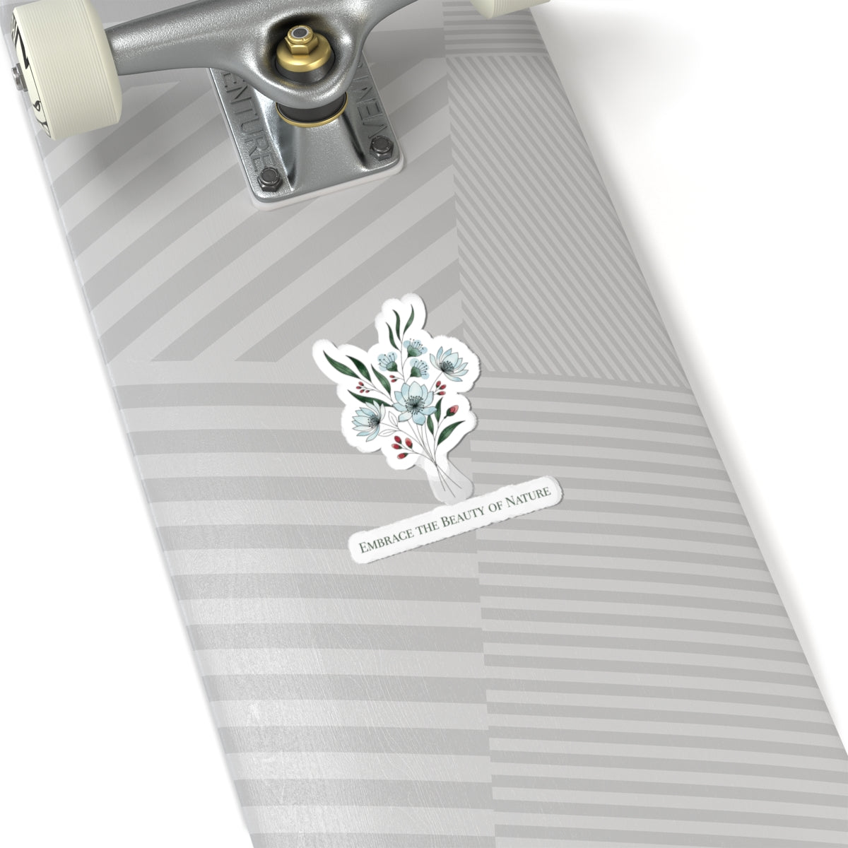 Winter Floral Bouquet Kiss - Cut Stickers | Minimal Pine & Berry Botanical - Atlas of Imaginary Worlds