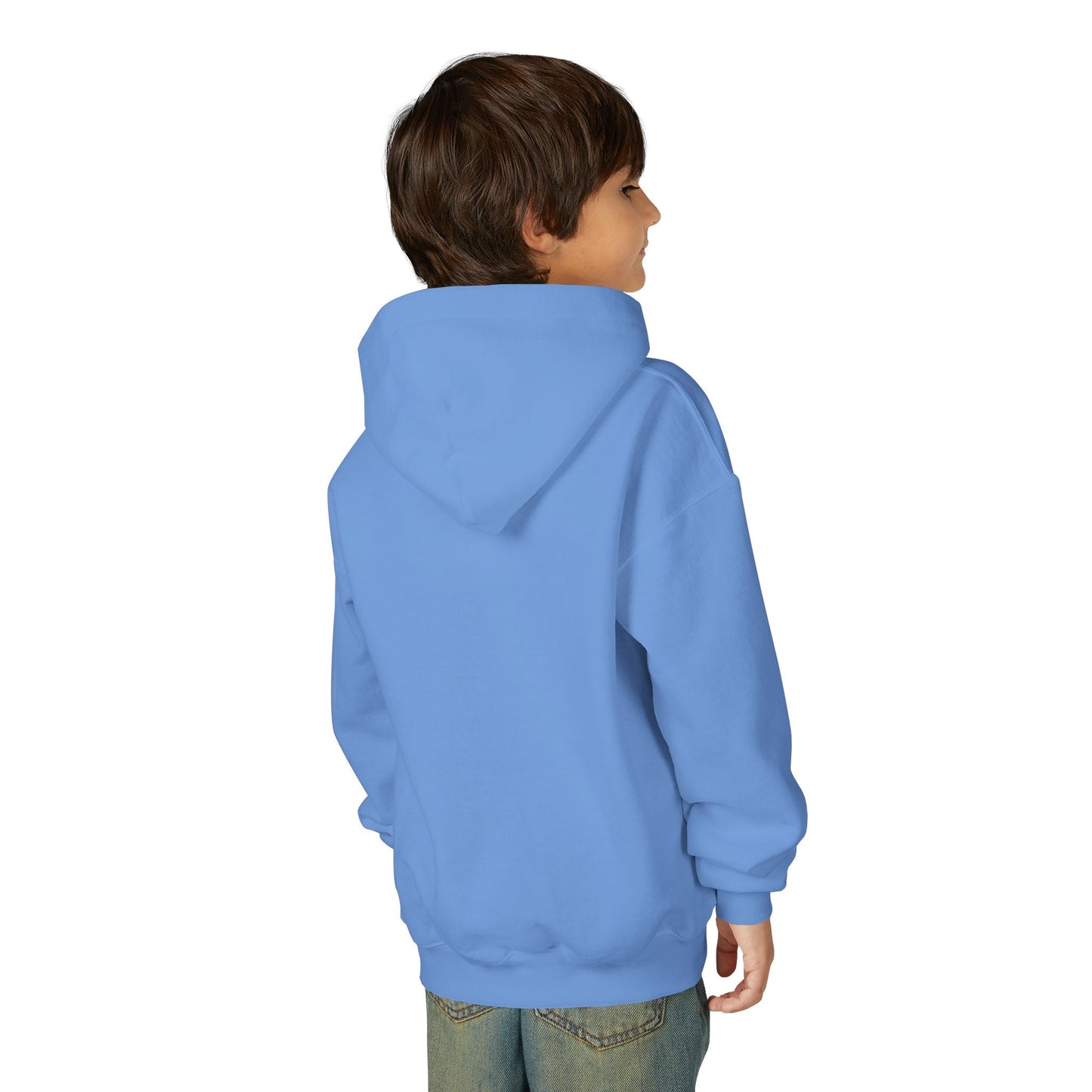 Youth Turtle Hoodie — Hand - Drawn Sea Turtle Graphic Kids Sweatshirt - Atlas of Imaginary Worlds