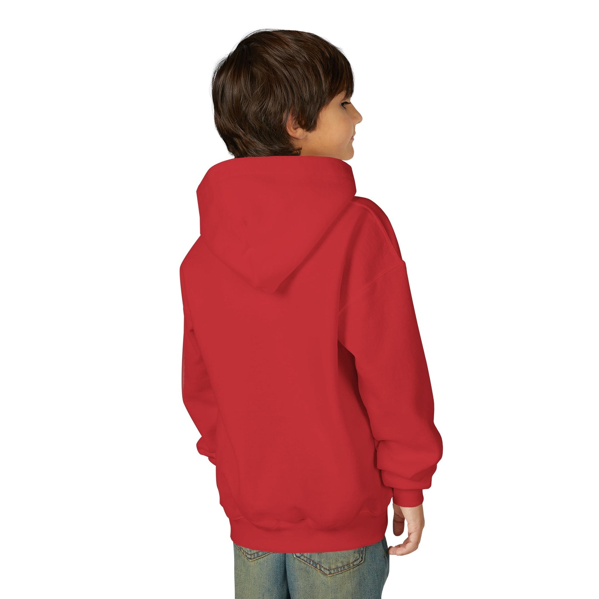 Youth Turtle Hoodie — Hand - Drawn Sea Turtle Graphic Kids Sweatshirt - Atlas of Imaginary Worlds