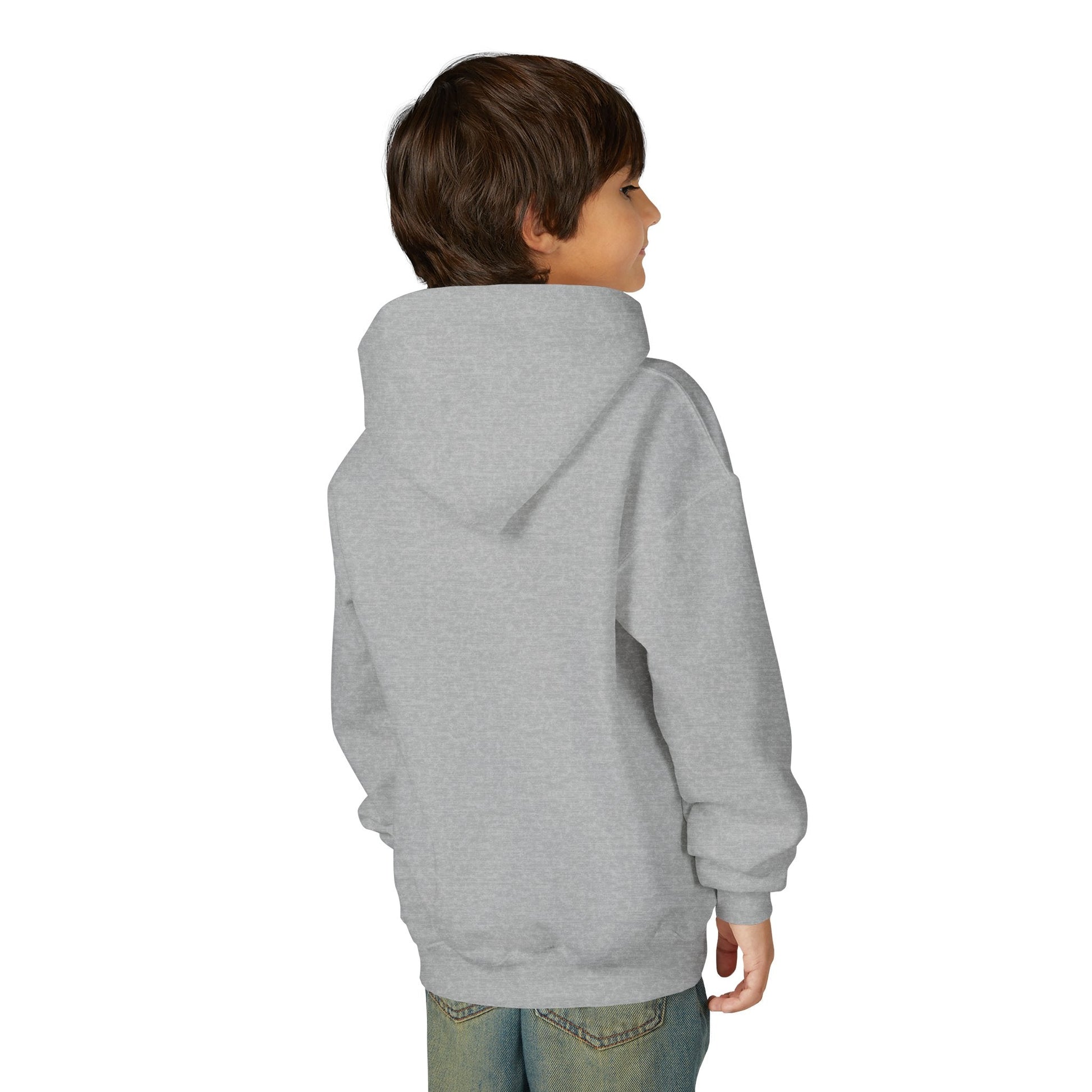 Youth Turtle Hoodie — Hand - Drawn Sea Turtle Graphic Kids Sweatshirt - Atlas of Imaginary Worlds