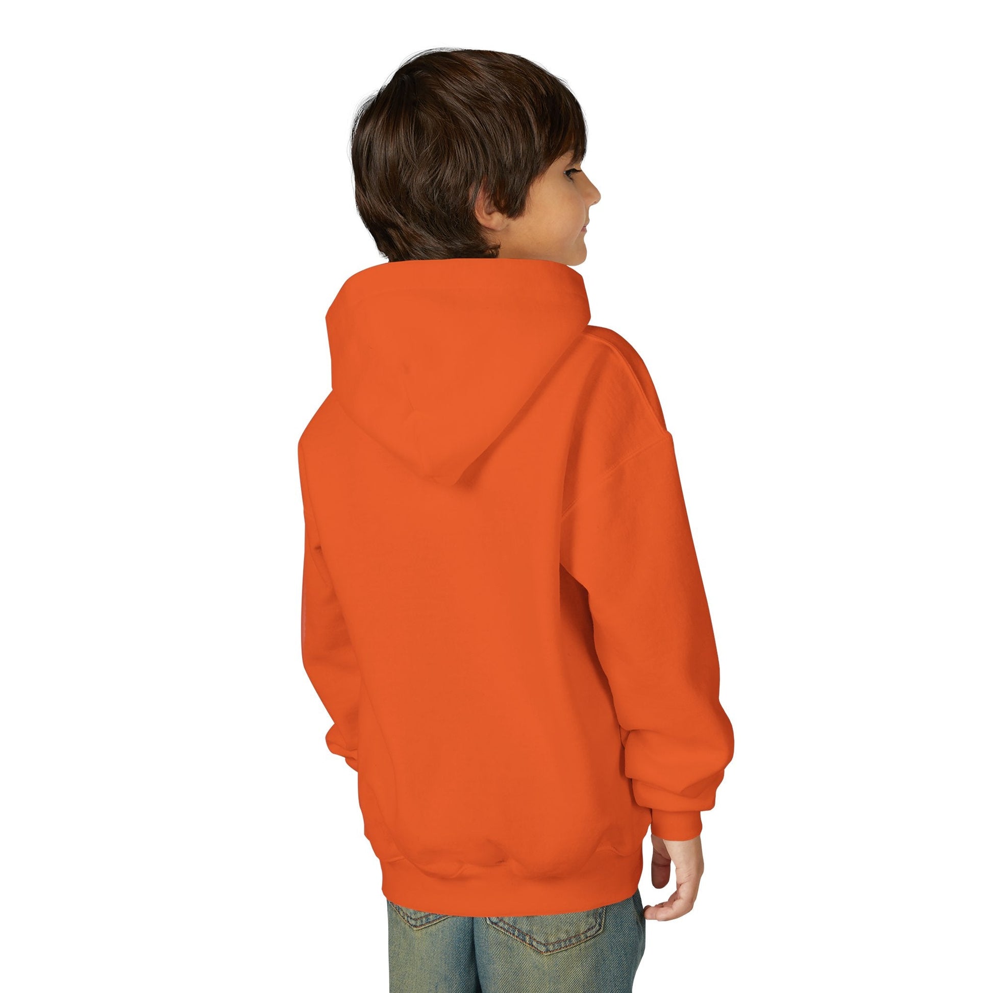 Youth Turtle Hoodie — Hand - Drawn Sea Turtle Graphic Kids Sweatshirt - Atlas of Imaginary Worlds