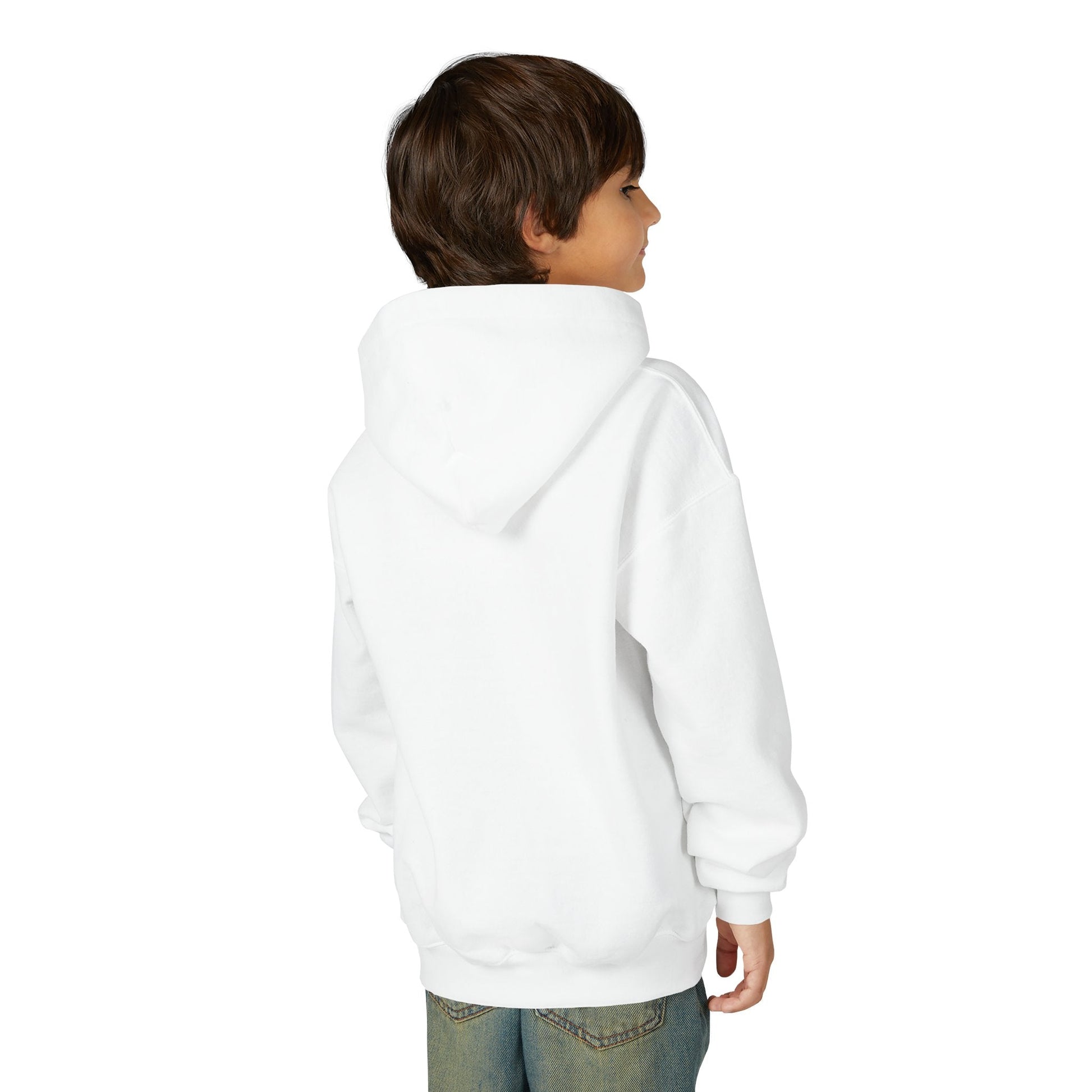 Youth Turtle Hoodie — Hand - Drawn Sea Turtle Graphic Kids Sweatshirt - Atlas of Imaginary Worlds